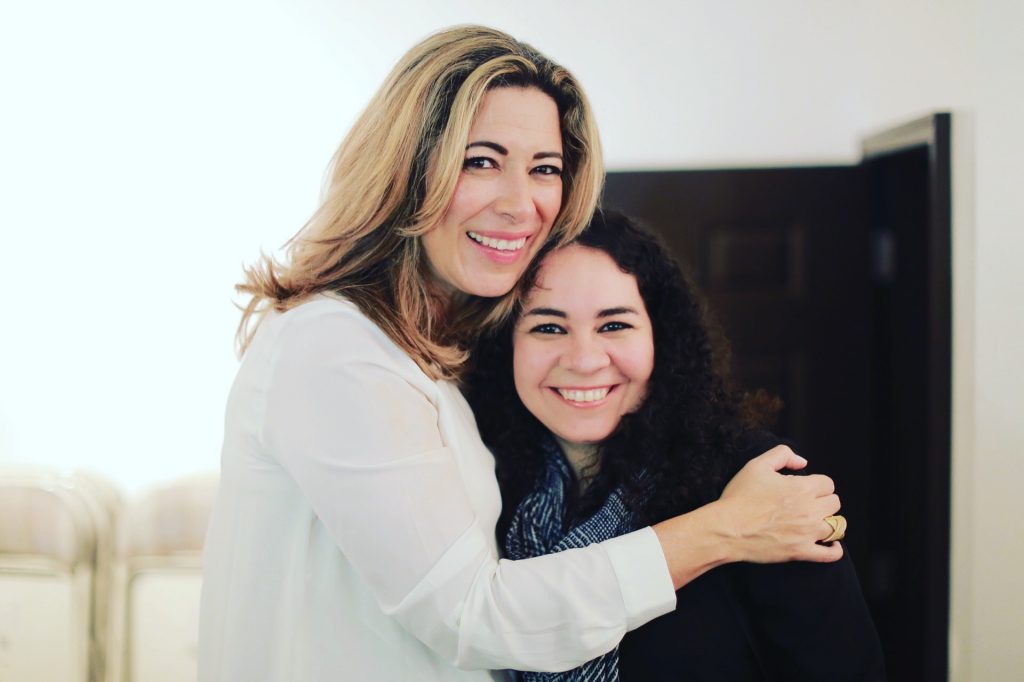 Alex Tabar and Luz Maria Doria of Despierta América de Univisión
